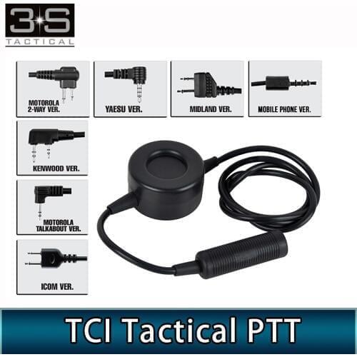 Z-TAC Tactical ZTCI PTT Military Standard Version For Motorola Kenwod Midland Phone Headset Accessory