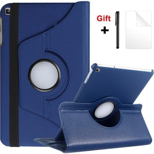 For Samsung Galaxy Tab S6 Lite 360 Degree Rotating Stand Tablet Cover for Galaxy Tab S6 Lite 10.4 2020 SM-P610 SM-P615 +film Pen