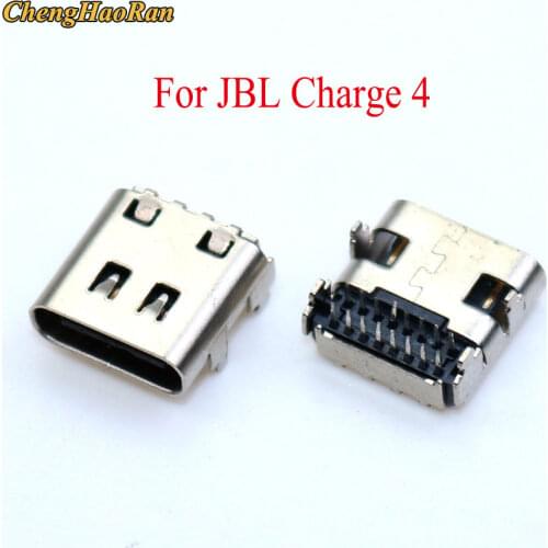 ChengHaoRan 2-10pcs for JBL Charge 4 Mini Charging Port Socket Power Jack type c 16pin usb female micro usb jack