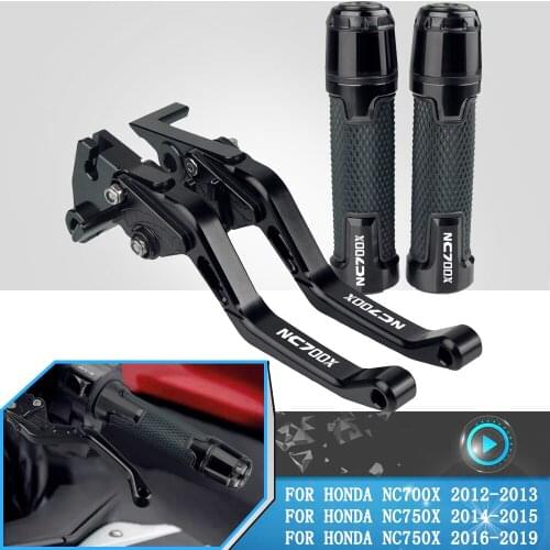 For Honda NC700X NC 750X 750 X nc750x 2015-2019 2018 2017 2016 Motorcycle Clutch Brake Lever Handle Grips Adjustable Levers