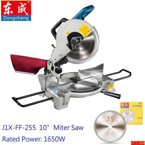 10" Electric Saw 254mm Miter Saw 1650W Electric Miter For Wood and Aluminum
