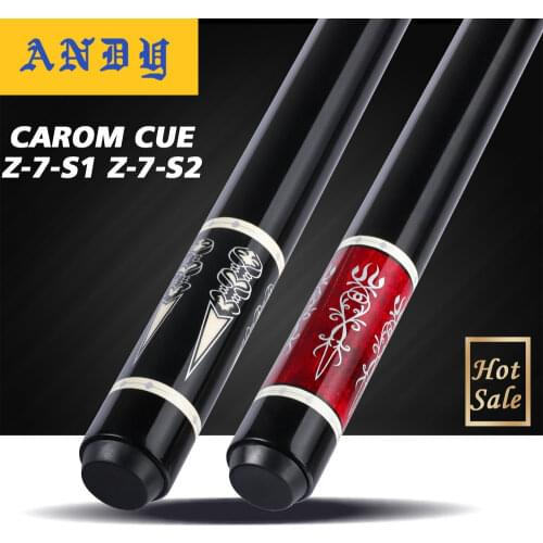ANDY Billiard Carom Cue 12mm Tip 142cm Length 2 Colors Carom Taper Shaft 3 Cushion Cue Professional Maple Billar Cue