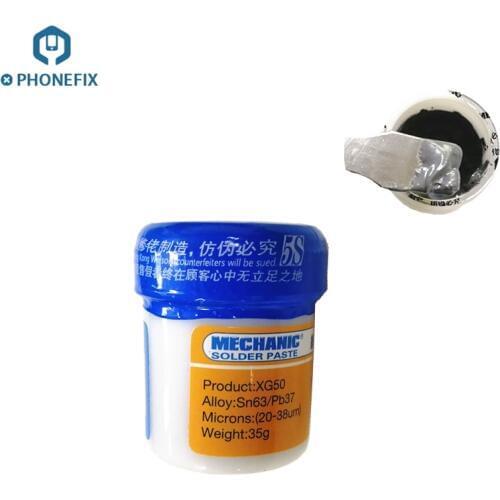 MECHANIC Solder Paste Flux XG-30 XG-50 Solder Paste for Mobile Phone PCB Motherboard Soldering Repair Mechanic Welding Fluxes