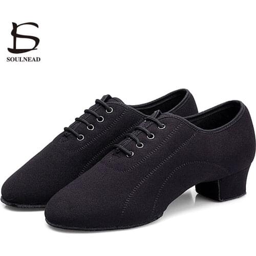 Salsa Dance Shoes Kids Black Latin Ballroom Dancing Shoes Women Size 28-42 Men Children Jazz Tango Shoe Soft Sole Dance Sneakers