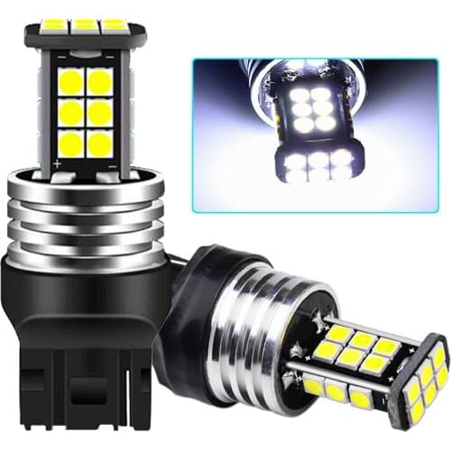 2Pcs T20 W21W 7440 7443 LED Canbus W21/5W Led White Led Bulb for Car Daytime Running Position Parking Light Driving Lamp DRL