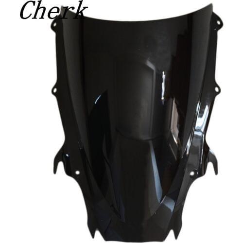 New Black Motorcycle Double Bubble Windshield Fairing Windscreen Screen For Triumph Daytona 675 09-12 11 10
