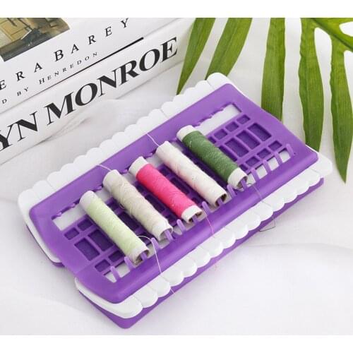 30 Holes Floss Organizer Embroidery Tool Sewing Needle Pins Holder PU material, durable, reusable and long service life