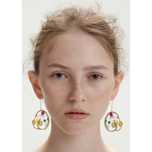 Original Artsy Mamma Long Dangle Earrings For Women 2020 Van Gogh Abstract Lady Breast Statement Drop Earrings Hot Body Earings