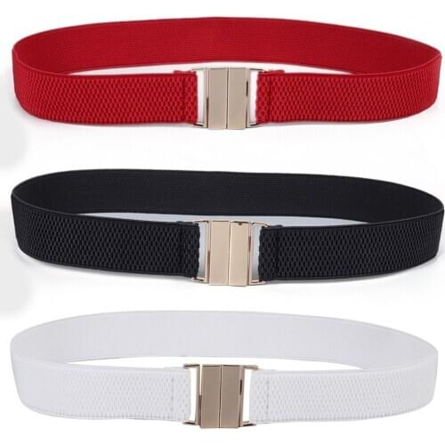 Cummerbunds Waist Belt Simple Skinny Elastic Stretchy Cinch Belt Waist Cinch Belt for Women Dress Decorate Accessories