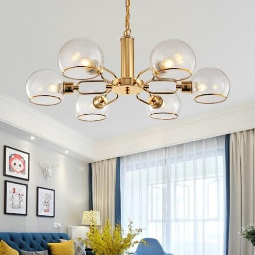 Modern Nordic E14 LED Chandelier Lighting 6/8 Lights Chandeliers Indoor Light Fixtures bedroom lamp room lights