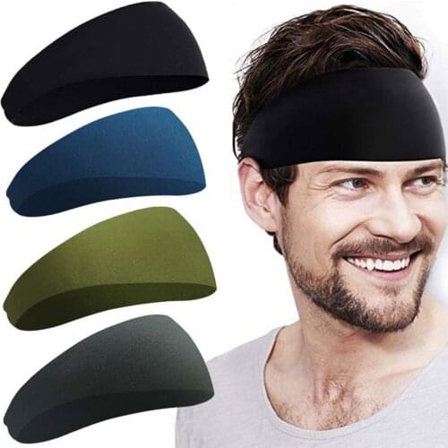 Sport Headband Sweatband for Men Women Elastic Women Yoga Running Hair Band Outdoor Sport Headwrap Fitness Sports Safety Band