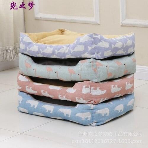 Warm Square Doghouse Cathouse Pet Mat Small Dog Kennel Pet Supplies Cat Nest Mattress pet beds dog couch pet bed sofa bed