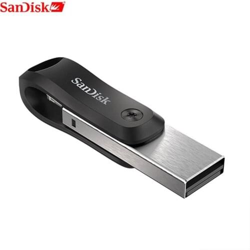 SanDisk New USB Flash Drive iXPand U Disk OTG Lightning Connector USB3.0 Stick 256GB 128GB MFi For iPhone & iPad Pen drive IX60N
