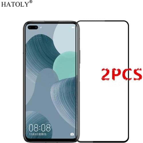 2Pcs For Huawei Nova 6 Glass Tempered Glass for Huawei Nova 6 Film HD Hard Screen Protector Protective Glass for Huawei Nova 6