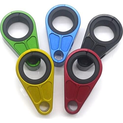 1 Pair CNC ATV Brake Line Clamps For Honda FourTrax ATC125 200 250 350 TRX125 TRX200 TEX350 TRX400 TRX450 Foreman 350 450 500