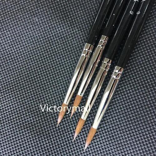 4pcs /set Dental Porcelain Pen 6# Brush Pen Dental Lab Supplies