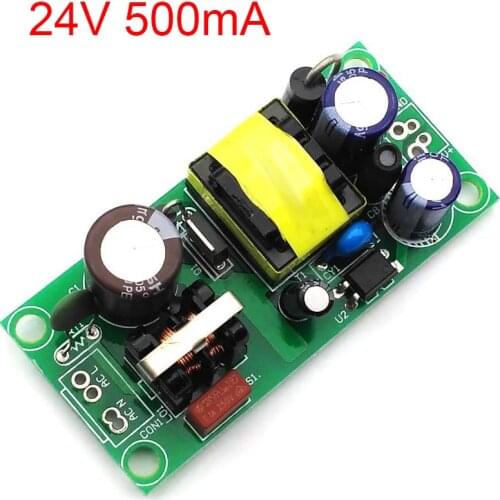 AC-DC Step Down Power Supply Buck Converter 24V 500mA Isolated Power 220V To 24V