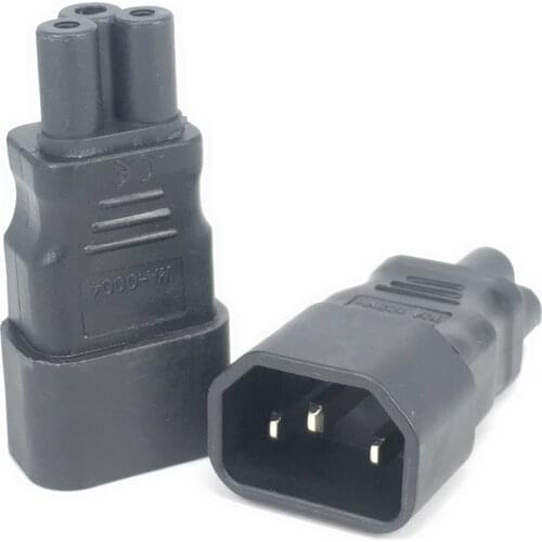 IEC 320 C14 to C5 , C5 to C14 AC adapter pdu UPS plug female Power adapter PLUG CONVERTER Modification of power adapter