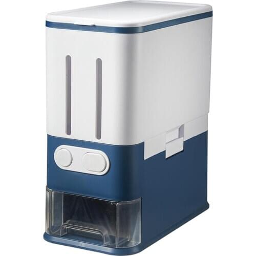 55 Lbs Large Rice Dispenser Large Sealed Cereal Grain Container Storage Box