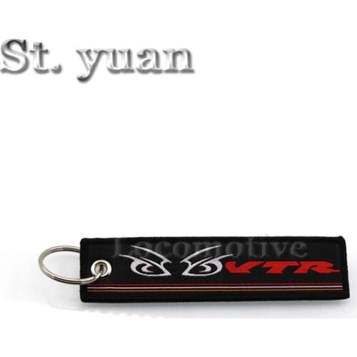 For Honda motorcycle key VTR HRC X-ADV REPSOL PCX Honda embroidered keychain with buckle key ring