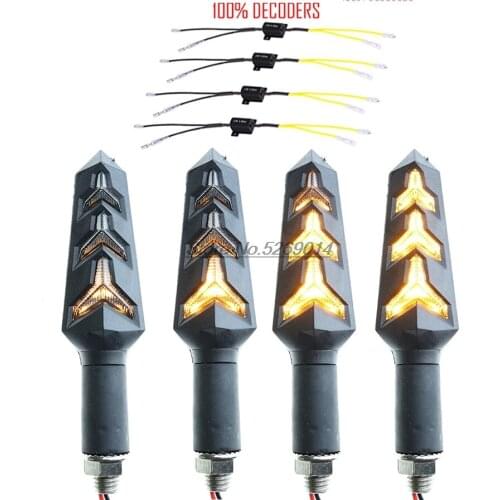Motorcycle Accessories cover LED turn signals with 100% decoders for 1250 Bandit F800 Bike Easel Cbr 600 F4I Cbr 900 Bag Enduro