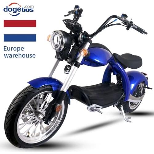 Design M4 2000w Motor Citycoco with 20ah Removable Battery Electric Motorcycle for Europe