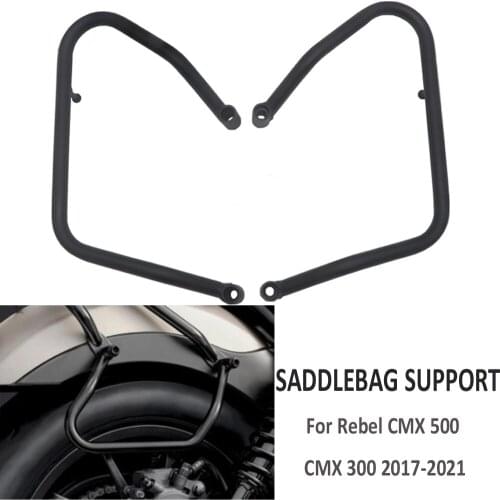 For Honda Rebel CMX CM 500 300 CMX500 CMX300 2017-2021 2018 Motorcycle Side Box Bags Rack Saddle Bag Support Bar Mount Brackets