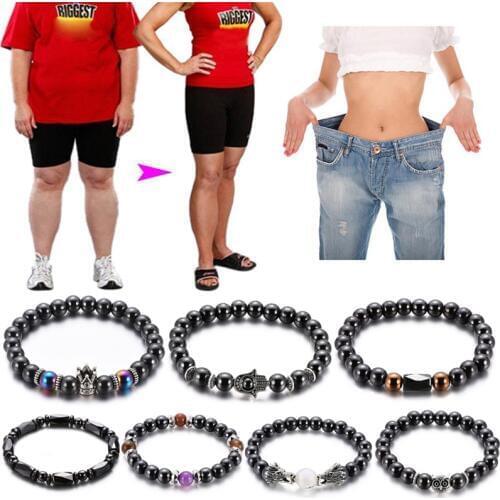 Hot New Health Energy Lose Weight Bracelets For Women Magnetic Therapy Hematite Bracelet Mens Tiger Eye Bracelet For Men