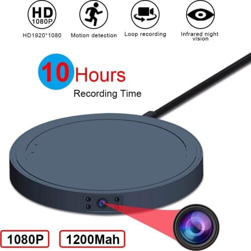 HD video 1080P long-lasting battery life motion detection infrared night vision DVR,micro video sports DV small wireless charger
