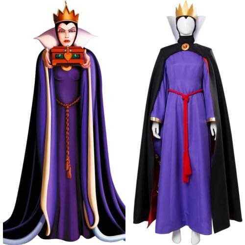 The Snow White Costume Evil Queen Cosplay Costume Dress Outfit Halloween Carnival Cosplay Costumes Women