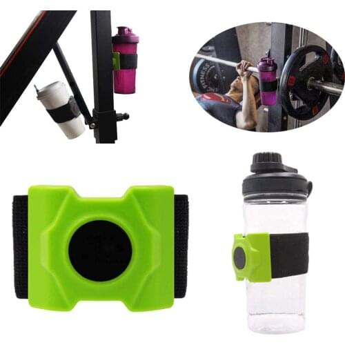 Magnetic Sports Water Bottle Holder Shaker Bottle Holder Magnet Adsorption Bottle Fitness Gym Workout Home Bottle Cover