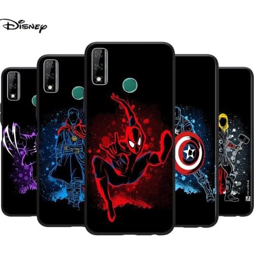 Soft Cover Marvel Art Superhero For Huawei Y9S Y6S Y8S Y9A Y7A Y8P Y7P Y5P Y6P Y7 Y6 Y5 Pro Prime 2020 2019 Phone Case