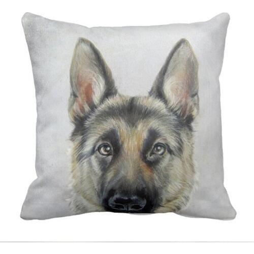 German Shepard Throw Pillow case