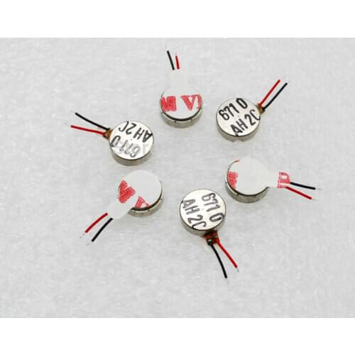 Wholesale 20pcs 4x10mm DC 3V Coin Vibration Motor Micro Motor brushless vibration motor built-in circuit twisted buckle