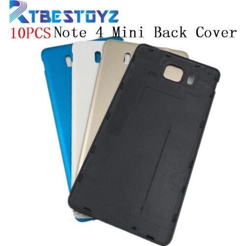 RTBESTOYZ 10PCS/Lot Original Replacement Back Battey Cover For Samsung Galaxy Note 4 Mini Battery Housing Door Case