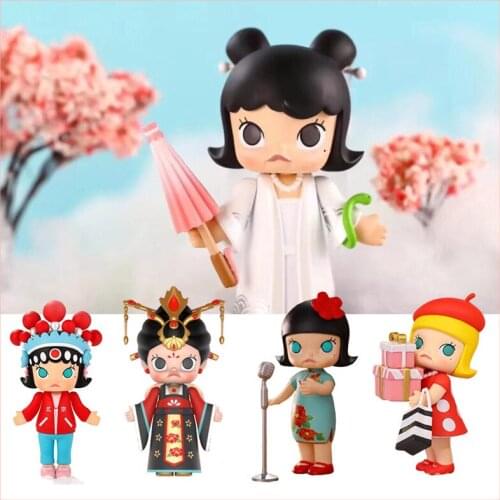 POPMART Molly Designer Limited Sale Style Limited Edition Cute Anime Character Gift Blind Bag Toy Girl Kawaii Handmade Girl Gift