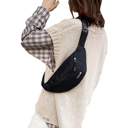 Women Girl Waist Fanny Pack Small Bag Female Travel Festival Hip Bum Zipper Bag Purse Chest Pouch Womens Holiday Money Wallet