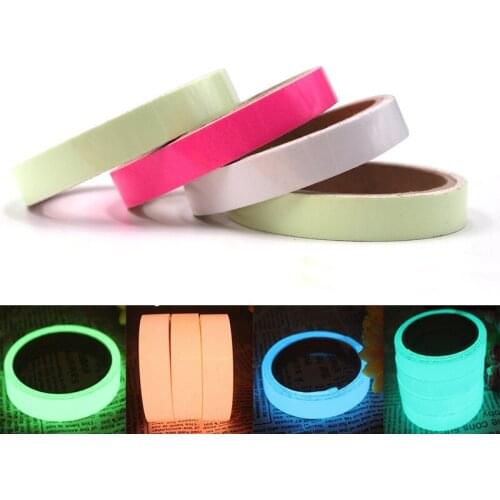 Eye-catching Stage Decoration Stickers Waist Line Stickers Fluorescent Lamp Luminou Tape Stair Line Anti-collision Luminous Tape