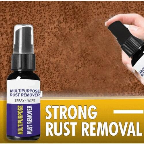 30/50/100ml Car Rust Remover Spray Metal Surface Chrome Paint Car Maintenance Iron Powder Cleaning Super Rust Remover