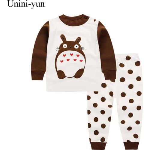[Unini-yun]Girls Clothing Sets Casual Spring Girls Clothes Long Sleeve Shirts+Overalls Sets Infant Vestidos Autumn Children Sets