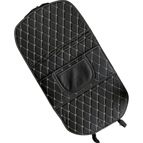 Universal PU Leather Car Seat Back Anti-Scratch Anti-Kick Pad Mat Protector Cover