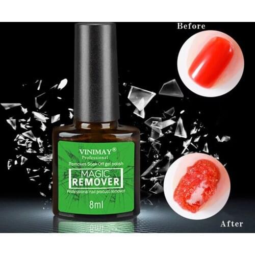 VINIMAY Nail Gel Magic Remover Soak Off Base Matte Top Coat Gel Nail Polish Gel polish Nail Art Primer Lacquer Nails Salon TSLM1