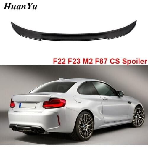 M2 F87 F22 F23 Carbon Fiber Rear Trunk Spoiler for BMW 2 Series Ducktail Lip Boot Wings M4 Style 220i M235i 228i 2014