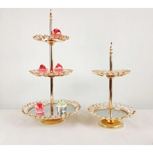 1pcs new style crystal round cupcake stand for dessert