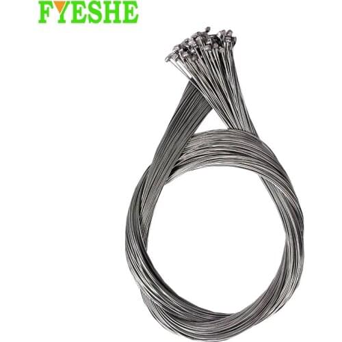 10pcs 1.75M Bike Brake Line Mountain Road Bike Fixed Gear Shifter Gear Brake Cable Bicycle Inner Wire Cable Universal Front Rear