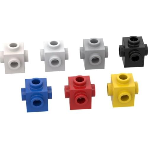 10PCS Plate Brick 4733 1x1 Compatible Assembles Particles For Building Blocks Parts DIY Educational Creative Gift Toys