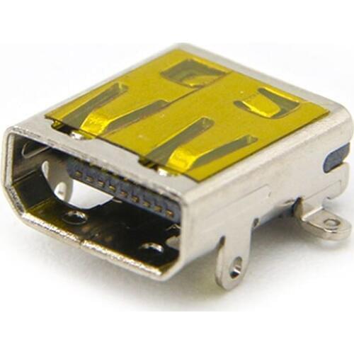 100pcs/lot Patch HD Interface 19PF MICRO HDMI female Seat D-TYPE Motion DV Seat Behind SMD Front DIP 19P needle Connector Plug