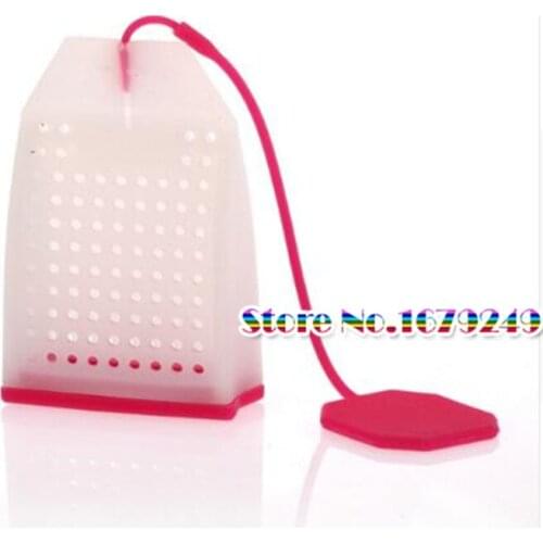 100x Silicone Tea Infuser Tea Ba ,Bag Style Silicone Tea Strainer Herbal Spice Infuser Filter Diffuser Kitchen Coffee Tea Tools