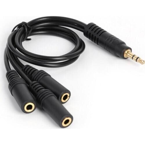 3.5mm 3 Way Port Aux Multi Headphone Earphone Audio Splitter Adapter 3.5mm Jack HUB Spliter Cable Extender 1 Male to 3 Female