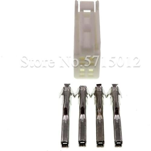 4 Hole Automotive Rear View Cable Socket Auto Female Connector For Toyota Mazda